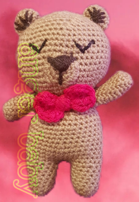 Crochet teddy bear