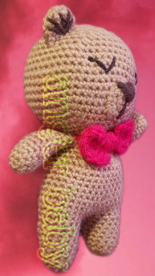 Crochet teddy bear